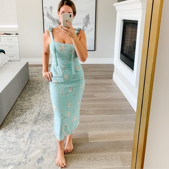 CAPULET Camille Midi Dress in Poppy Print Sz XS - Picture 2 of 8